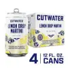Cutwater Vodka Lemon Drop Martini 4pk 355ml
