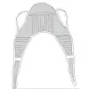 Drive U-sling with Head Support