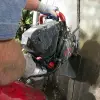 ICS chainsaw cutting concrete