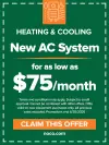 New AC from $75/month coupon