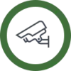 24/7 digital video surveillance icon