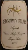 Red Newt Syrah Glacier Ridge