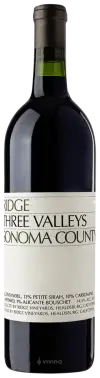 Ridge Three Valleys Sonoma