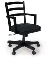 Wildenauer - Home Office Swivel Desk Chair - Brown / Black