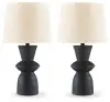 Scarbot - Paper Table Lamp (Set of 2) - Distressed Black