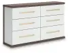 Kendanport - Six Drawer Dresser