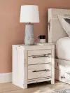 Lawroy - Two Drawer Night Stand - Light Natural
