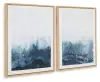 Holport - Wall Art Set (Set of 2) - Blue / White