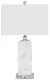 Malise - Alabaster Table Lamp  - White