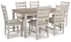 Skempton - Dining Room Table Set (Set of 7) - White