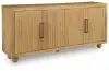 Niam - Accent Cabinet - Light Antique Beige