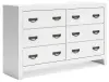 Binterglen - Dresser - White