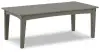 Visola - Rectangular Cocktail Table - Gray
