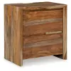 Dressonni - Two Drawer Night Stand - Brown