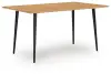 Gretlynn - Rectangular Dining Room Table - Black / Natural
