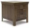 Moriville - Rectangular End Table - Grayish Brown