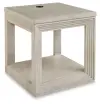 Marxhart - Square End Table - Bisque