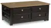 Drazmine - Lift Top Cocktail Table - Brown
