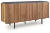 Quintavious - Accent Cabinet - Brown / Charcoal