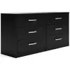 Finch - Six Drawer Dresser - 29'' Height - Black