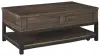 Johurst - LIFT TOP COCKTAIL TABLE - Grayish Brown