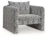 Kenbell - Accent Chair - Black / White