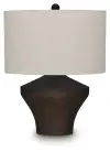 Dolanham - Metal Table Lamp - Distressed Brown