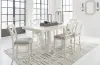 Robbinsdale - Rectangular Counter Height Dining Extension Table Set