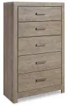 Culverbach - Five Drawer Chest - Gray