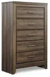 Juararo - Five Drawer Chest - Dark Brown