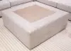 Ashbourne Estate - Oversized Accent Ottoman - Snowstone