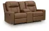 Mackmenville - Double Reclining Loveseat With Console