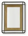 Beelman - Accent Mirror - Black / Brown