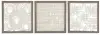 Odella - Wall Decor Set (Set of 3) - Cream / Taupe
