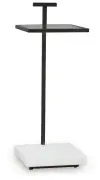 Mannill - Accent Table - Black / White