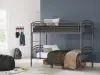 Lanceburg - Twin/Twin Bunk Bed With Ladder - Gray