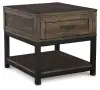 Johurst - Rectangular End Table - Grayish Brown