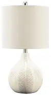 Rainermen - Ceramic Table Lamp  - Off White