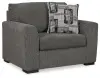 Gardiner - Chair And A Half - Pewter