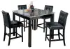 Maysville - Square Counter TBL Set (Set of 5) - Black