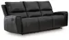 Glossmore - Reclining Sofa - Black