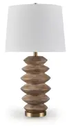 Jyllyard - Poly Table Lamp - Brown / Gold Finish