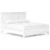 Fortman - California King Panel Rails - White