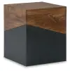 Trailbend - Accent Table - Brown / Gunmetal