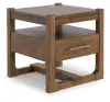 Cabalynn - Square End Table - Light Brown