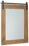 Lanie - Accent Mirror - Antique Brown