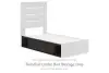 Hollivern - Twin/Full Under Bed Storage - Dark Gray