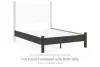 Cadmori - Full Panel Footboard With Rails - Black