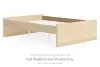 Onita - Full Platform Bed Panels - Natural