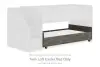 Frandern - Twin Loft Caster Bed - Gray